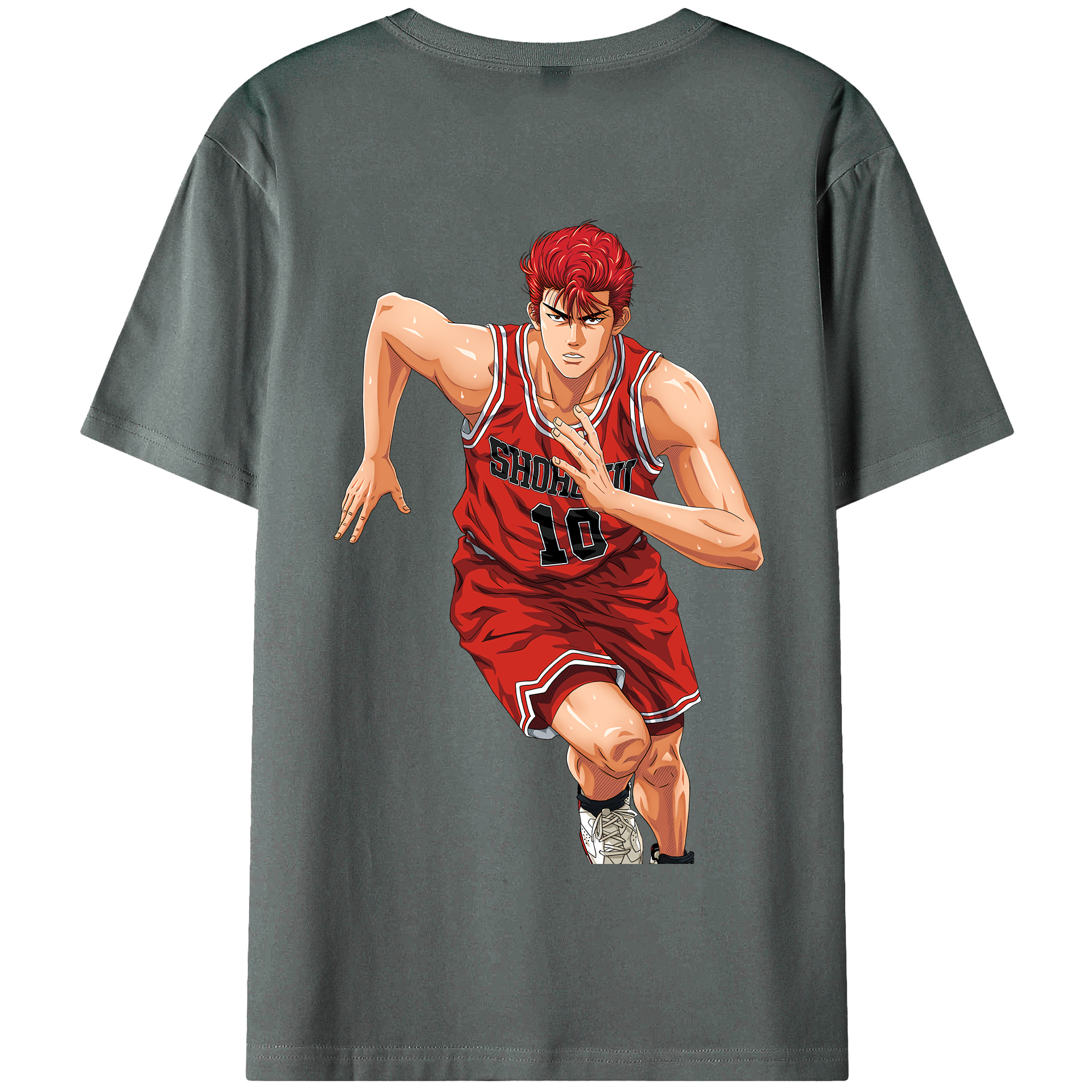 SLAM DUNK／スラムダンク 綿100％半袖Tシャツ（背面プリント）
